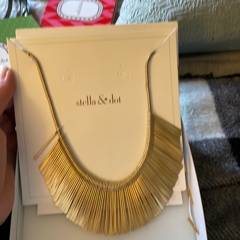 Stella and Dot Essential Fringe necklace